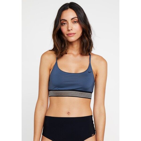 Nike Performance CROSSBACK Góra od bikini grey N1281J00D