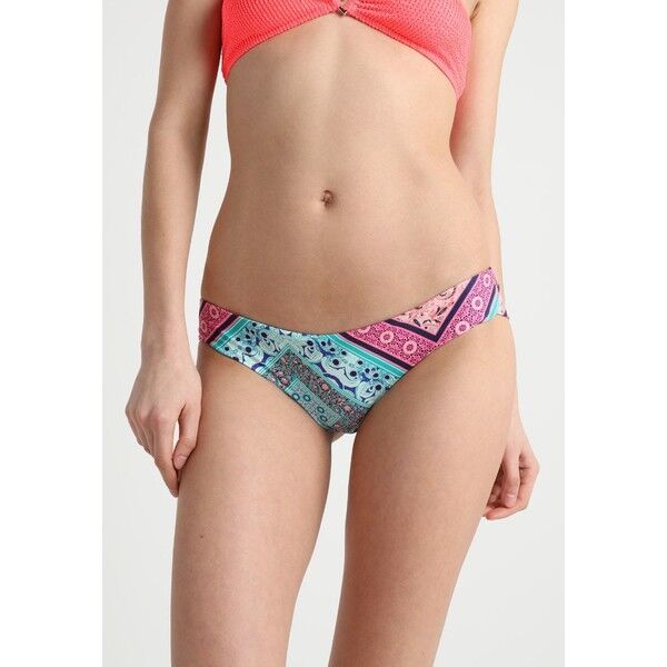 O'Neill HIPSTER CHEEKY BOTTOM Dół od bikini green/pink/purple ON581I00H