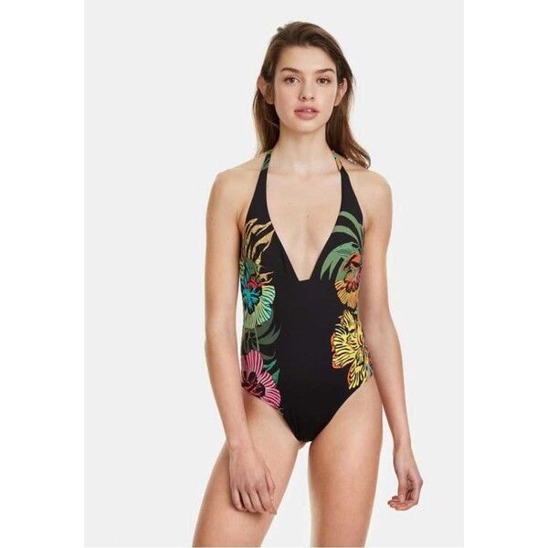 Desigual Kostium kąpielowy black DE181G008