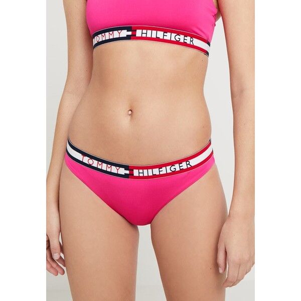 Tommy Hilfiger LOGO Dół od bikini fuchsia purple TO181I01H