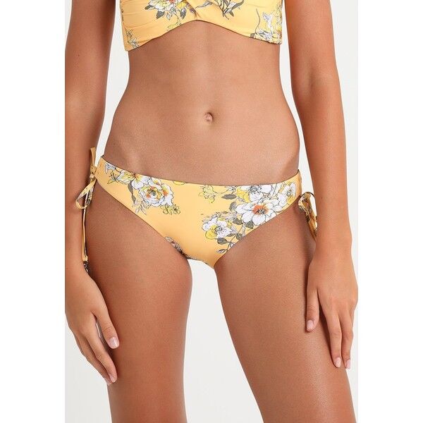Seafolly MIDSUMMER LOOP TIE SIDE HIPSTER Dół od bikini buttercup S1981I01X