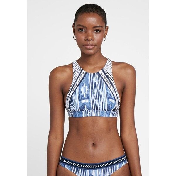 Rip Curl MOON TIDE CROP Góra od bikini blue RI781J01Q