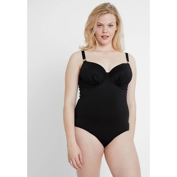 Evans ESSENTIALS PLUNGE POOL SUIT Kostium kąpielowy black EW281G00K