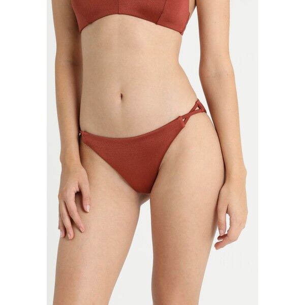 RVCA SOLID SHIMMER MEDIUM Dół od bikini henna RV481I00G