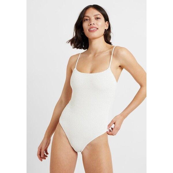 Weekday SUN STRUCTURED SWIMSUIT Kostium kąpielowy off white WEB81G00R