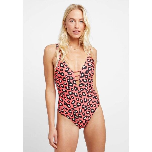 Hunkemöller REBEL CAT Kostium kąpielowy coral HM181G017