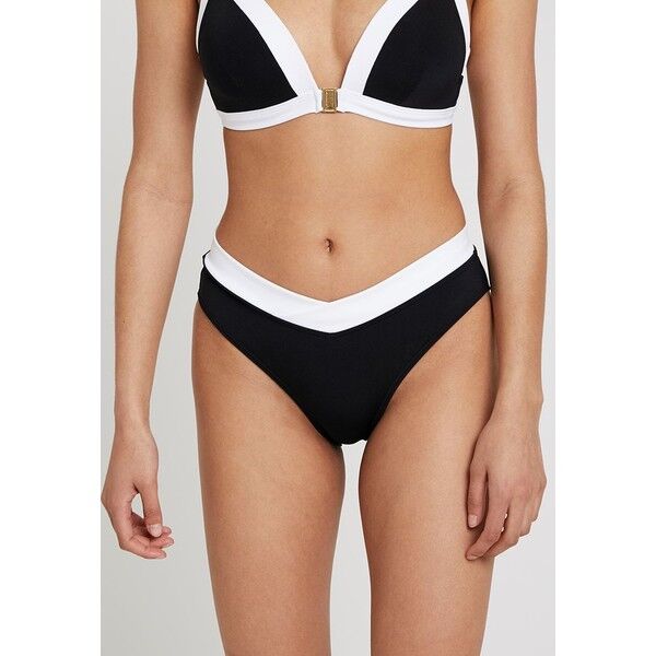 JETS BY JESSIKA ALLEN BANDED REGULAR PANT Dół od bikini black/white JEC81I002
