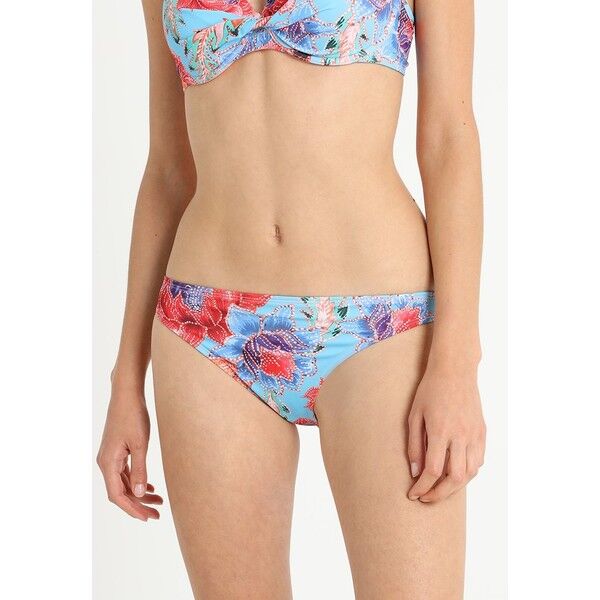 Hunkemöller MIXED FLOWER REGULAR RIO Dół od bikini aqua blue HM181I01T