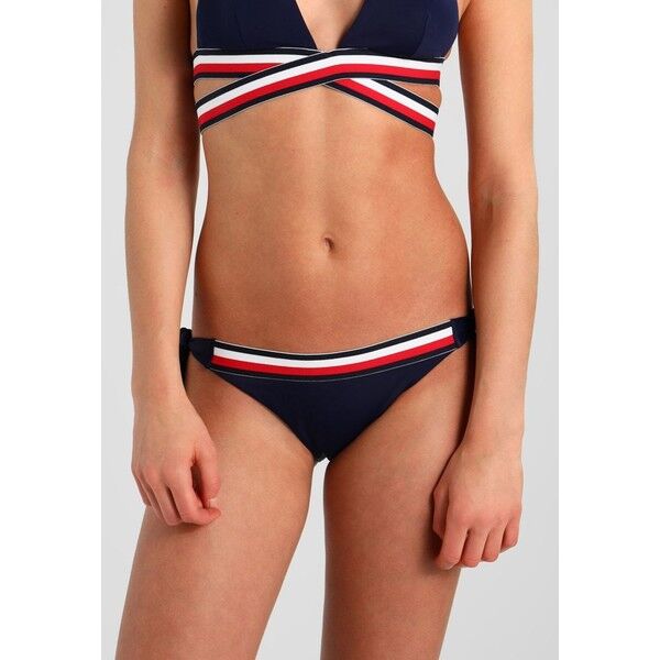 Tommy Hilfiger SIDE TIE Dół od bikini blue TO181I009