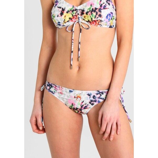 Lost Ink ANIMAL ROUCHED SIDE BIKINI BOTTOM Dół od bikini multi L0U81I004