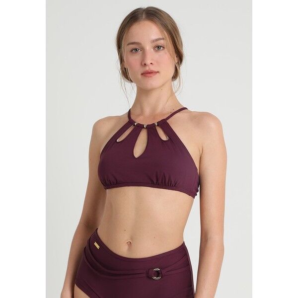 LASCANA BUSTIER Góra od bikini bordeaux L8381J01J
