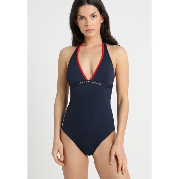 Tommy Hilfiger ONE PIECE Kostium kąpielowy blue TO181G005