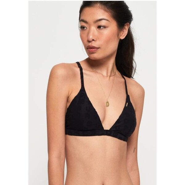 Superdry RETRO CHEEKY Góra od bikini black SU281J00Q