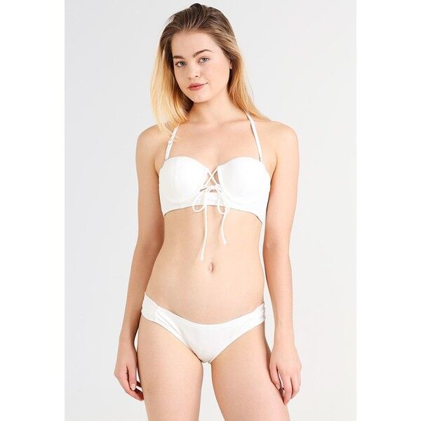 South Beach IVORY LACE UP BALCONETTE TOP AND BRIEF Bikini cream SOH81L000