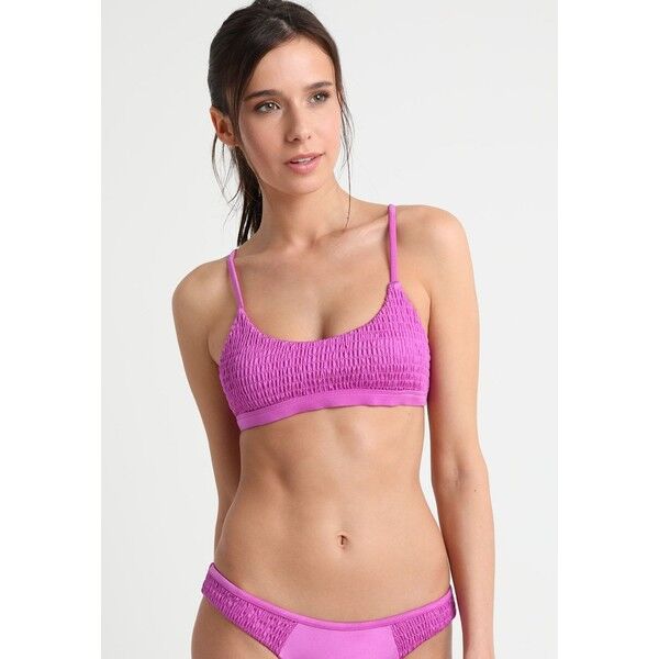 River Island SHIRRED CAMI Góra od bikini purple RI981J011
