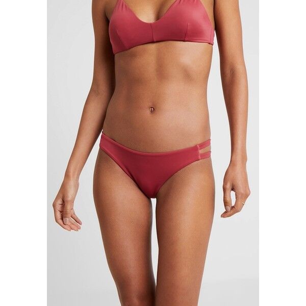 RVCA SOLID FULL TAB SIDE Dół od bikini bordeaux RV481I00O