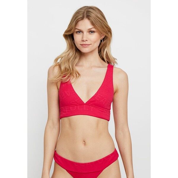 Seafolly V NECK CROP Góra od bikini persian pink S1981J05A