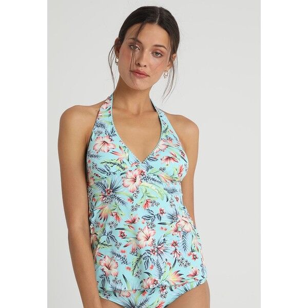 Esprit SOUTH BEACH TANKINI PADDED Góra od bikini turquoise ES181J09L