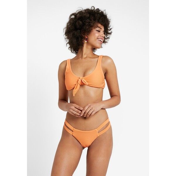 Billabong TANLINES HANKY TIE BUSTIER Góra od bikini mandarin BI781J00S