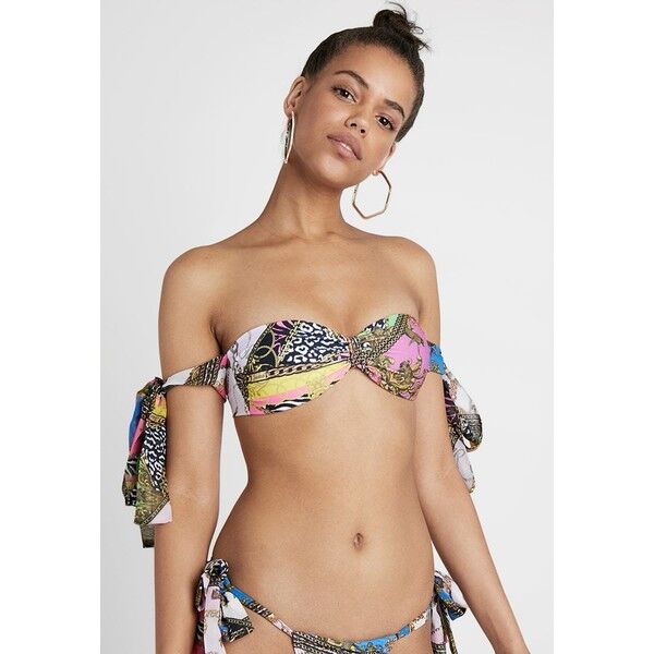 Jaded London KNOT FRONT BANDEAU WITH TIE SLEEVES SCARF Góra od bikini multi JL081J00G