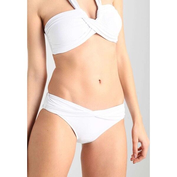 Seafolly TWIST BAND HIPSTER Dół od bikini white S1951L01C