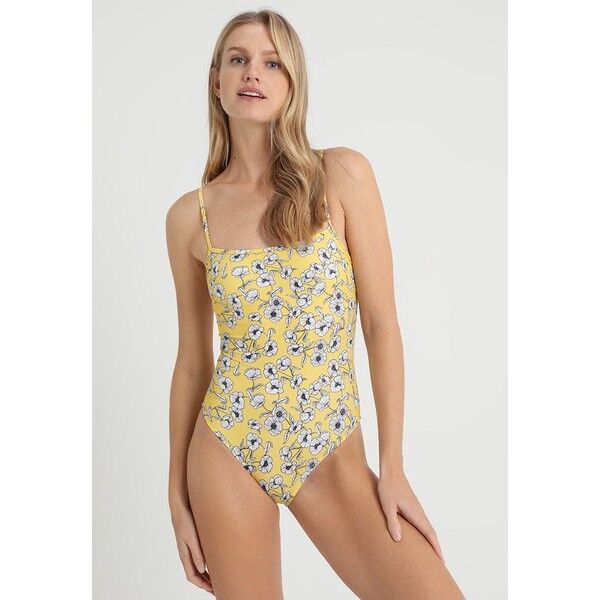 mint&berry Kostium kąpielowy yellow/white M3281G004