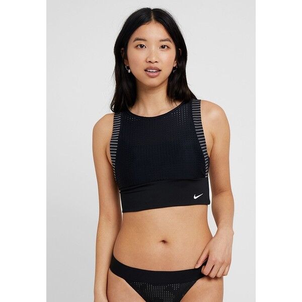 Nike Performance CONVERTIBLE LAYERED Góra od bikini black N1281J00E
