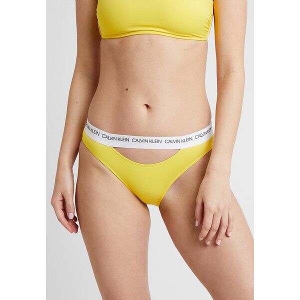 Calvin Klein Swimwear CK LOGO CLASSIC Dół od bikini habanero gold C1781I00V