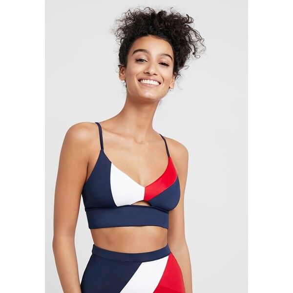Tommy Hilfiger ARCHIVE BRALETTE Góra od bikini navy blazer TO181J011
