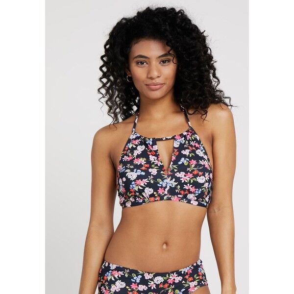 Esprit BRADLEY BEACH HIGH NECK Góra od bikini dark grey ES181J098