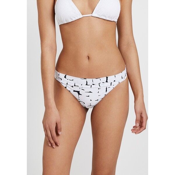Calvin Klein Swimwear CORE SOLIDS BAND Dół od bikini white C1781I00R