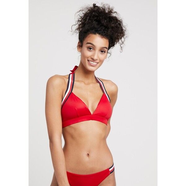 Tommy Hilfiger CORE SIGNATURE BRALETTE Góra od bikini tango red TO181J00U