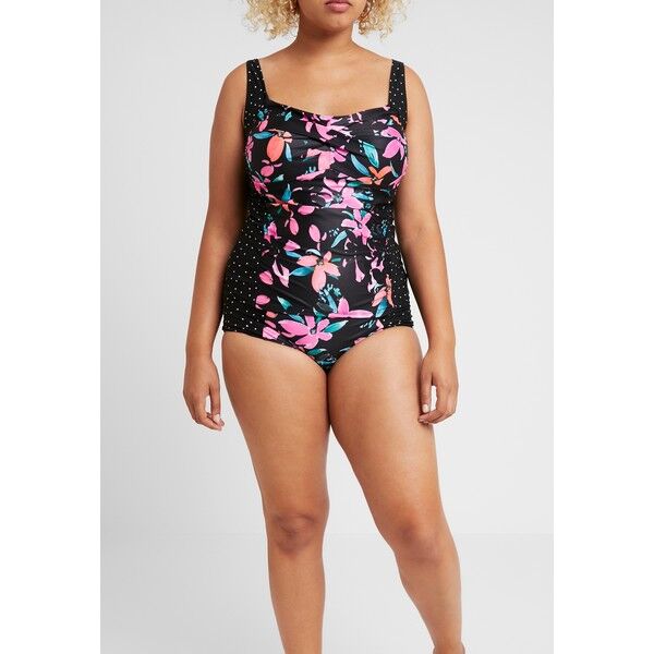 Evans FLORAL SPOT HIGHWAISTED PANT Dół od bikini multi EW281I00A