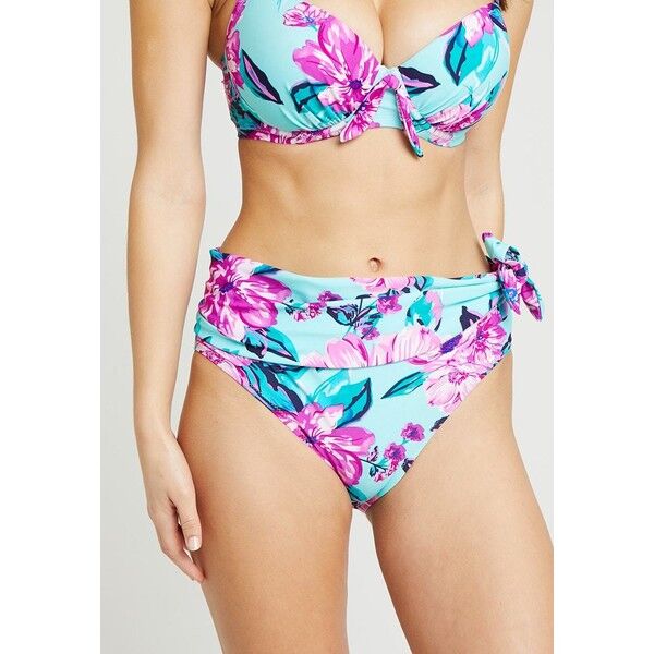 Pour Moi HEATWAVE FOLD OVER TIE BRIEF Dół od bikini aquaburst POJ81I009
