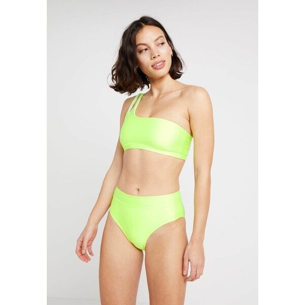 Cotton On Body ONE SHOULDER HIGHWAISTED BOTTOM SET Bikini lime soda C1Q81L007