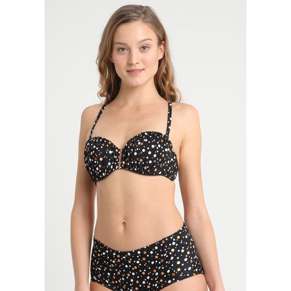 DORINA CANNES Góra od bikini black/white DOG81J000