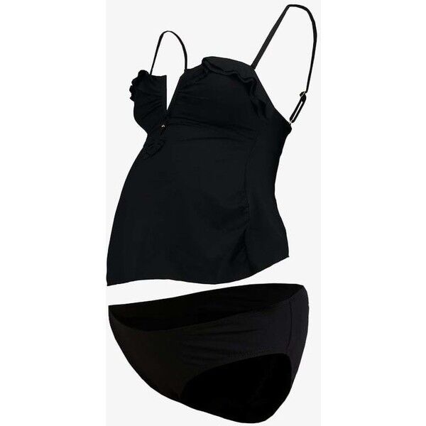 Cache Coeur COSTA RICA MATERNITY TANKINI WITH FIXED PADS Kostium kąpielowy black CZ089H008