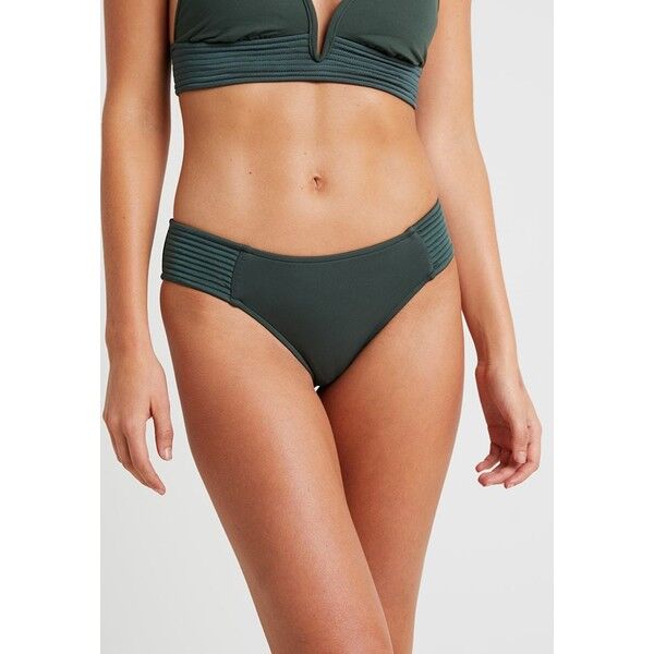Seafolly QUILTED RETRO PANT Dół od bikini forest green S1981I02J