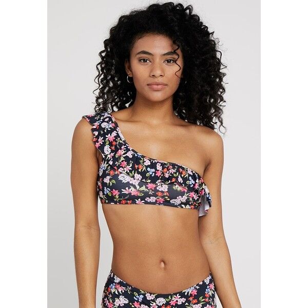Esprit BRADLEY BEACH PADDED ONE SHOULDER TOP Góra od bikini dark grey ES181J091