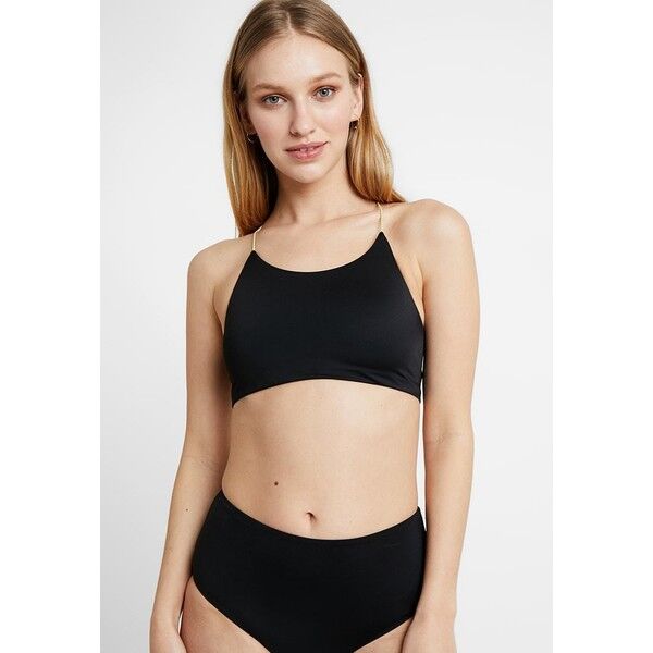 Weekday AQUA SWIM Góra od bikini black/yellow WEB81J00S