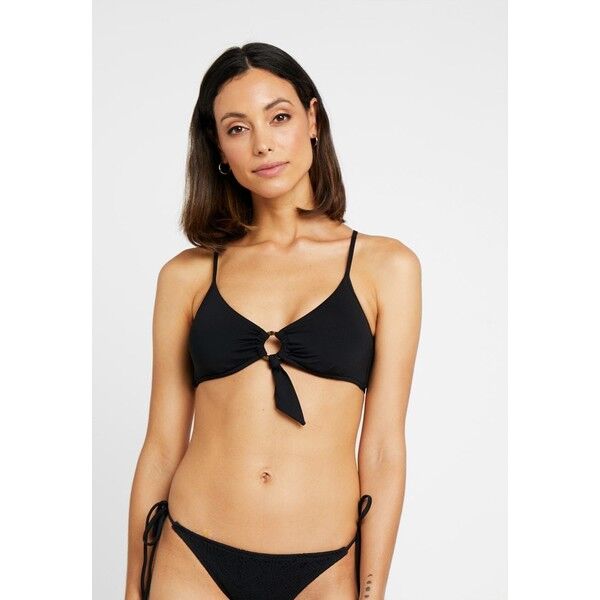 Seafolly ACTIVE RING FRONT BRALETTE Góra od bikini black S1981J04E