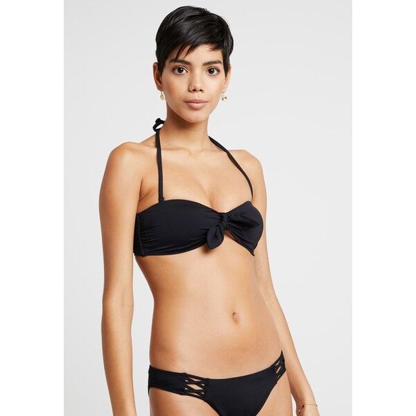 Billabong SOL SEARCHER TIED BANDEAU Góra od bikini black pepple BI781J00W