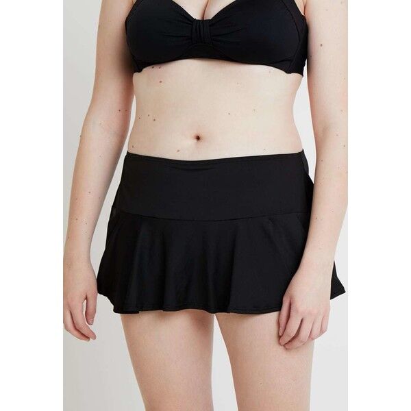 Evans ESSENTIALS SKIRTED BOTTOM Dół od bikini black EW281I008