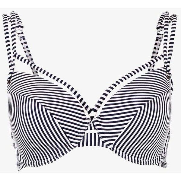 Hunkemöller STRAPS STRIPES Góra od bikini blue HM181J03Z