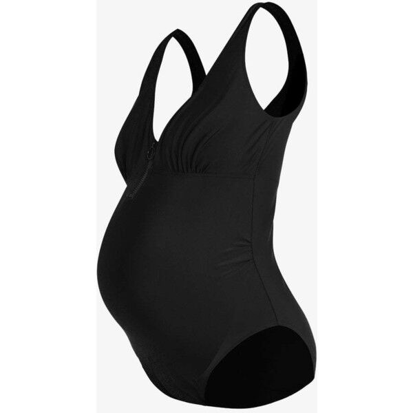 MAMALICIOUS MLTAMELA ZIPPER SWIMSUIT Kostium kąpielowy black M6481G00C
