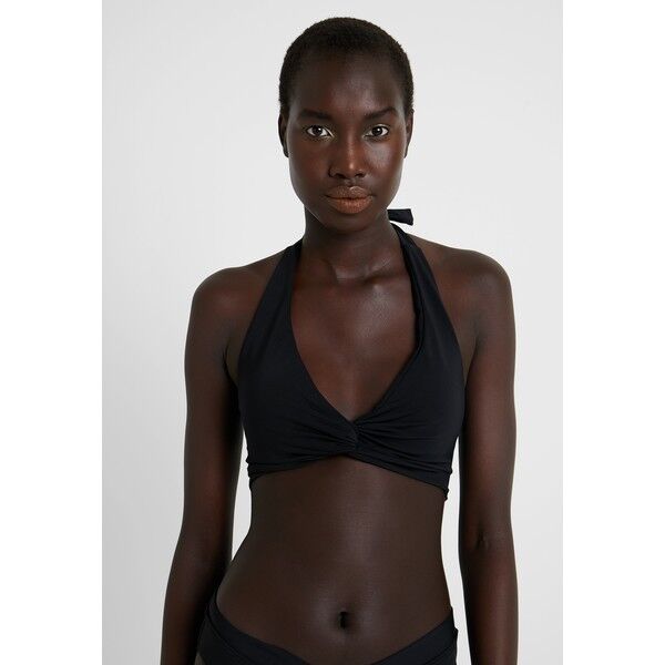 JETS BY JESSIKA ALLEN TWIST HALTER Góra od bikini black JEC81J004