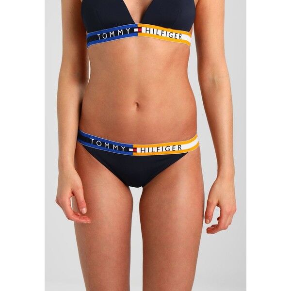 Tommy Hilfiger TOMMY LOGO CHEEKY Dół od bikini blue TO181I004