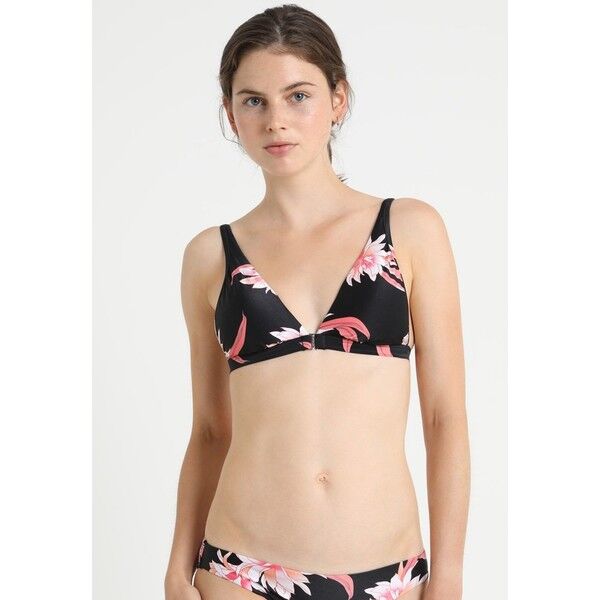 Seafolly DESERT FLOWER FIXED LONGLINE Góra od bikini black S1981J038