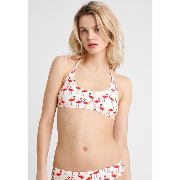 Vero Moda VMFLAMINGO SWIM Góra od bikini light yellow VE181J001