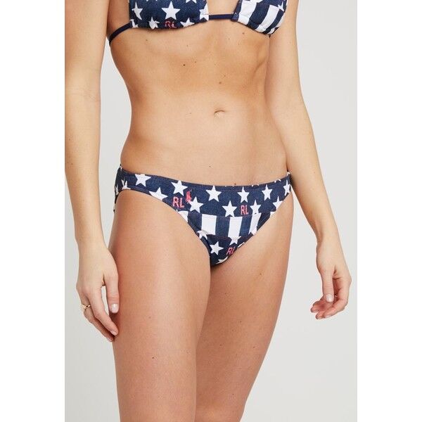 Polo Ralph Lauren FLAG SUIT SEAMED HIPSTER Dół od bikini blue PO281I00P